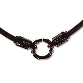 Bico Leather Necklaces Black